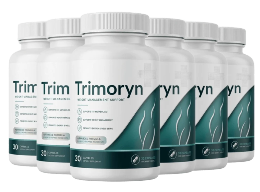 Trimoryn 6-bottle kit, best value package of the metabolism supplement