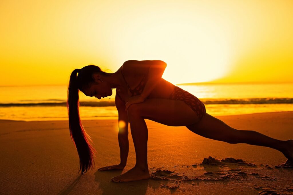 Energized woman representing the metabolism boost provided by Trimoryn